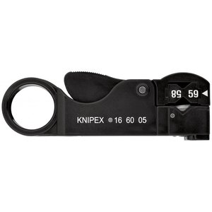 Knipex Knipex 16 60 05 SB Afstripgereedschap voor coax-kabel - 105 mm