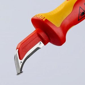 Knipex Knipex 98 55 Ontmantelingsmes met glijschoen VDE - 38 mm - 2