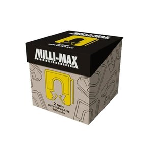 Milli-max Milli-max 0782 Uitvulplaatjes 2 mm - geel - 200 stuks - 2