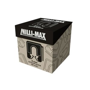 Milli-max Milli-max 0783 Uitvulplaatjes 3 mm - zwart - 130 stuks - 2