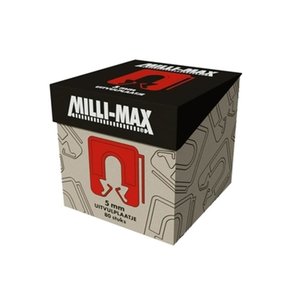 Milli-max Milli-max 0785 Uitvulplaatjes 5 mm - rood - 80 stuks - 2
