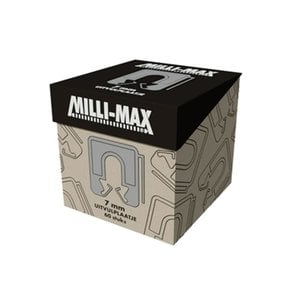 Milli-max Milli-max 0787 Uitvulplaatjes 7 mm - grijs - 60 stuks - 2