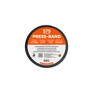 Connect products Seal-it 575 Press-band - compriband 15x3 mm (15x15) - 10 meter - zwart - SI-575-1503-010 - 1