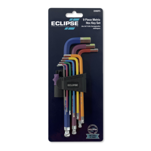 Eclipse Tools Eclipse EHK9PS Multiocolor inbussleutelset kogelkop - 9-delig - 3