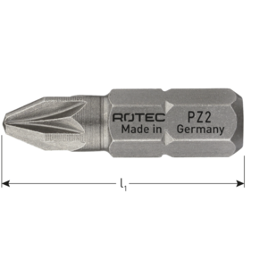 Rotec Rotec PRO Bit PZ1 - 25 mm - PZ (Pozi) - 1