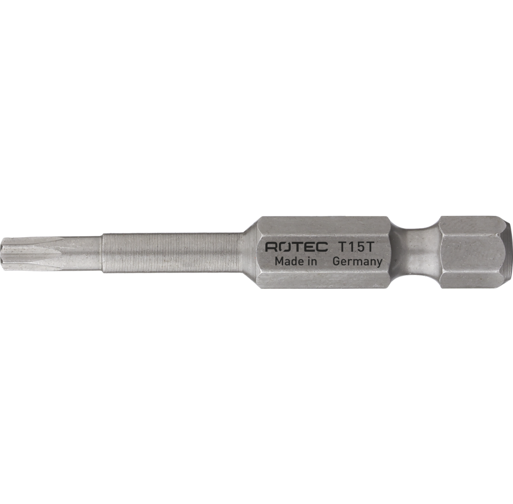 Rotec Rotec PRO Bit STX15 met gat - 50 mm - STX (torx met gat) - 2 stuks - 808.70152