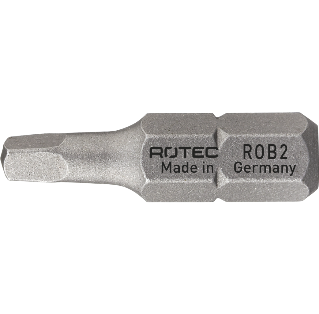 Rotec Rotec PRO Bit SQD0 - 25 mm - SQD (Vierkant, Robertson) - 2 stuks - 809.00002