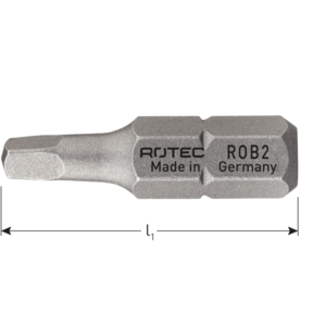 Rotec Rotec PRO Bit SQD0 - 25 mm - SQD (Vierkant, Robertson) - 2 stuks - 809.00002 - 1