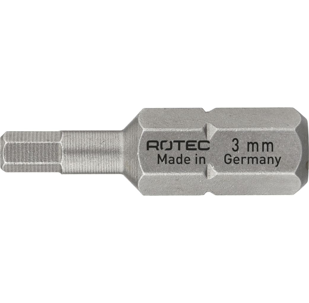 Rotec Rotec PRO Bit HEX 2,5 mm - 25 mm - HEX (inbus) - 2 stuks - 811.00252