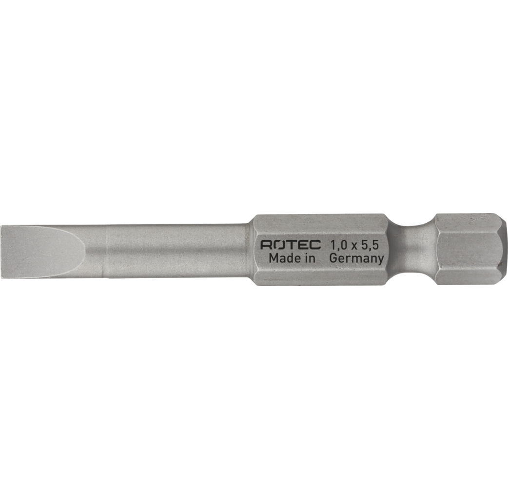 Rotec Rotec PRO Krachtbit SL 0,8x4,0 mm - 50 mm - SL (sleuf) - 2 stuks - 812.10402