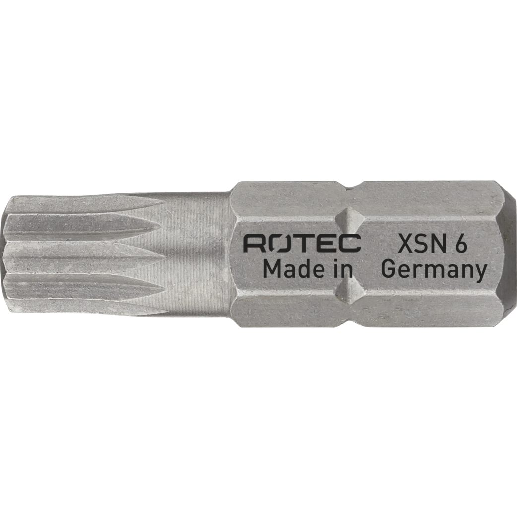 Rotec Rotec PRO Bit XZN M4 - 25 mm - XZN (veeltand) - 2 stuks - 813.00042