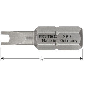 Rotec Rotec PRO Bit SP6 - 25 mm - SP (spanner) - 2 stuks - 814.00062 - 1