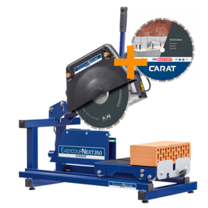 Carat tools Carat Easycoupnext 350 Steenzaagmachine / afkortzaag met diamantzaagblad - 2200W, 230V - Ø350 mm- BUC350NA23