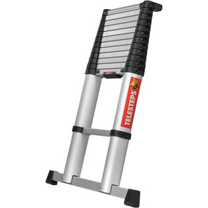 Telesteps Telesteps ECO telescopische ladder met stabilisatiebalk - 3,8 meter - aluminium - 20138-601 - 1