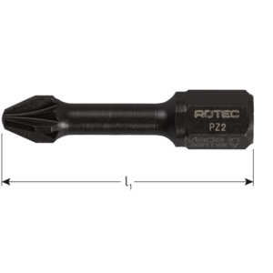 Rotec Rotec IMPACT Bit - PZ1 - 30 mm - PZ (Pozi) - 1