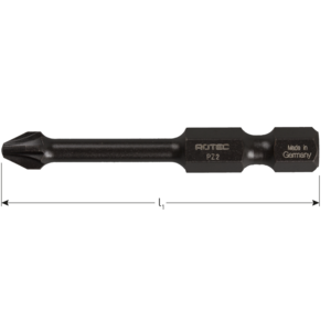 Rotec Rotec IMPACT Bit - PZ1 - 50 mm - PZ (Pozi) - 1