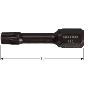 Rotec Rotec IMPACT Bit - TX15 - 30 mm - TX (Torx) - 1