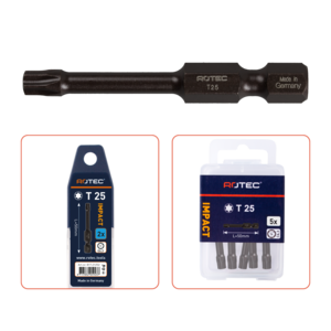 Rotec Rotec IMPACT Bit - TX25 - 50 mm - TX (Torx) - 2