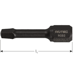 Rotec Rotec IMPACT Bit - SQD1 - 30 mm - SQD (vierkant) - 1