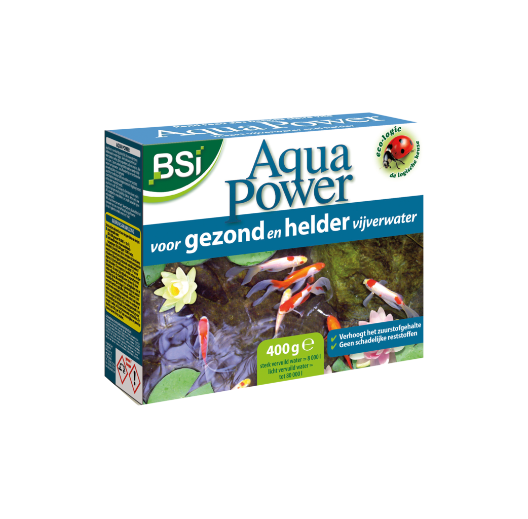 BSI Home & Garden care BSI Aqua Power voor gezond en helder vijverwater - 400 gram / 8-80m³ - 3851