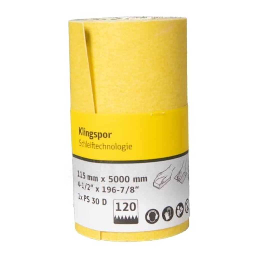 Klingspor Klingspor PS 30 D Schuurpapier - 115x5000 mm - korrel 100 - 267048