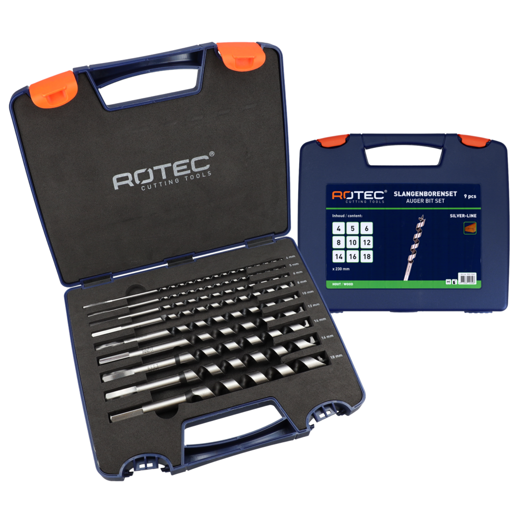 Rotec Rotec 240 Slangenborenset - 230 mm - 9-Delig - 900.1065