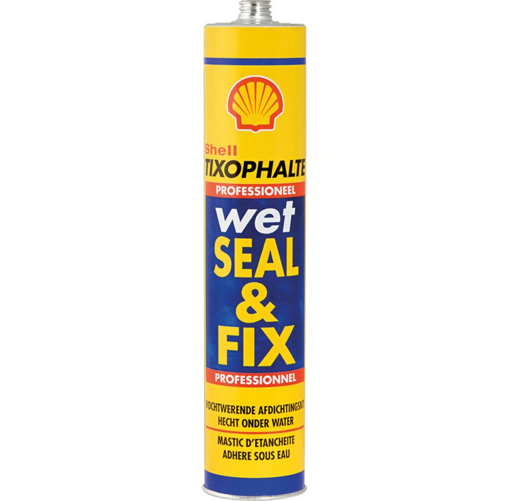 Shell Shell Tixophalte Wet Seal & Fix bitumenkit - 310 ml - zwart