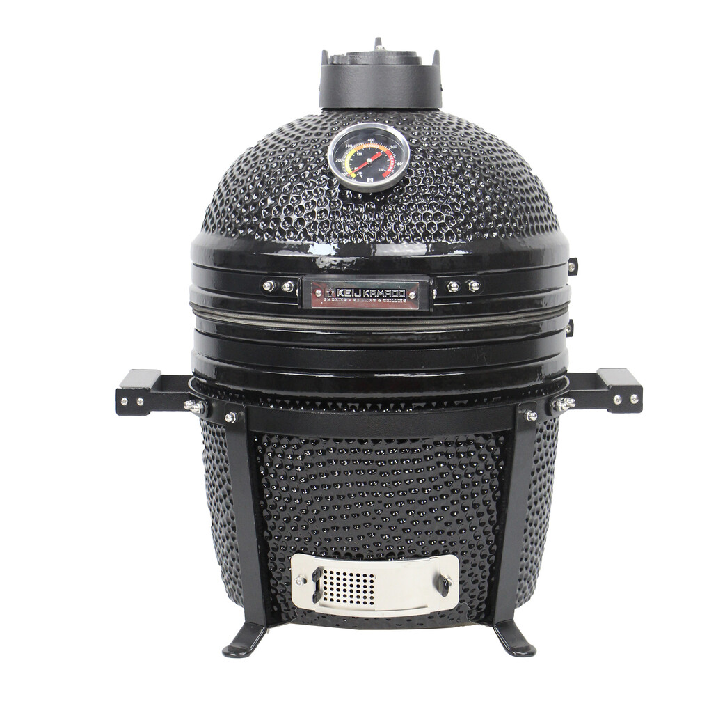 Keij  Keij Kamado Pro Compact barbecue - 15 inch - zwart