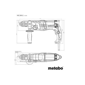 Metabo Metabo KHE 2845 Q combihamer SDS-plus - 880W - 3J - in koffer - 601740500 - 1
