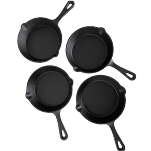 Keij  Keij Skillet gietijzeren pan - Ø16 cm - 4 stuks - 1