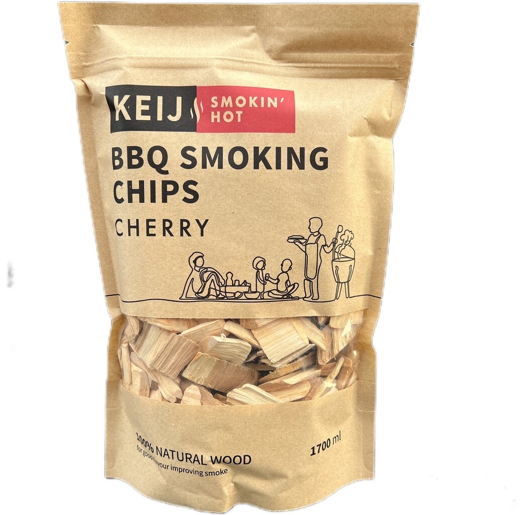 Keij  Keij BBQ Rookhout chips - cherry - 1700 ml