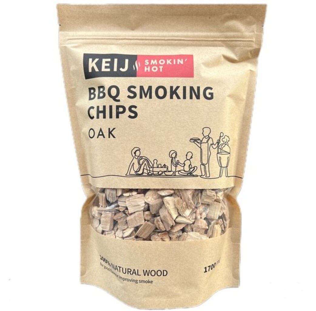 Keij  Keij BBQ Rookhout chips - eiken - 1700 ml
