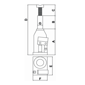 Rodcraft® Rodcraft MGN-12 potkrik - 12 ton - 176-275 mm - 8951000013 - 3