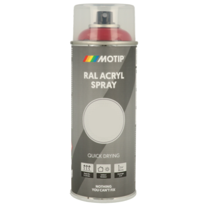 Motip Motip Acryl Industrial spuitlak - RAL9005 Diep zwart - mat - 400 ml - 07238