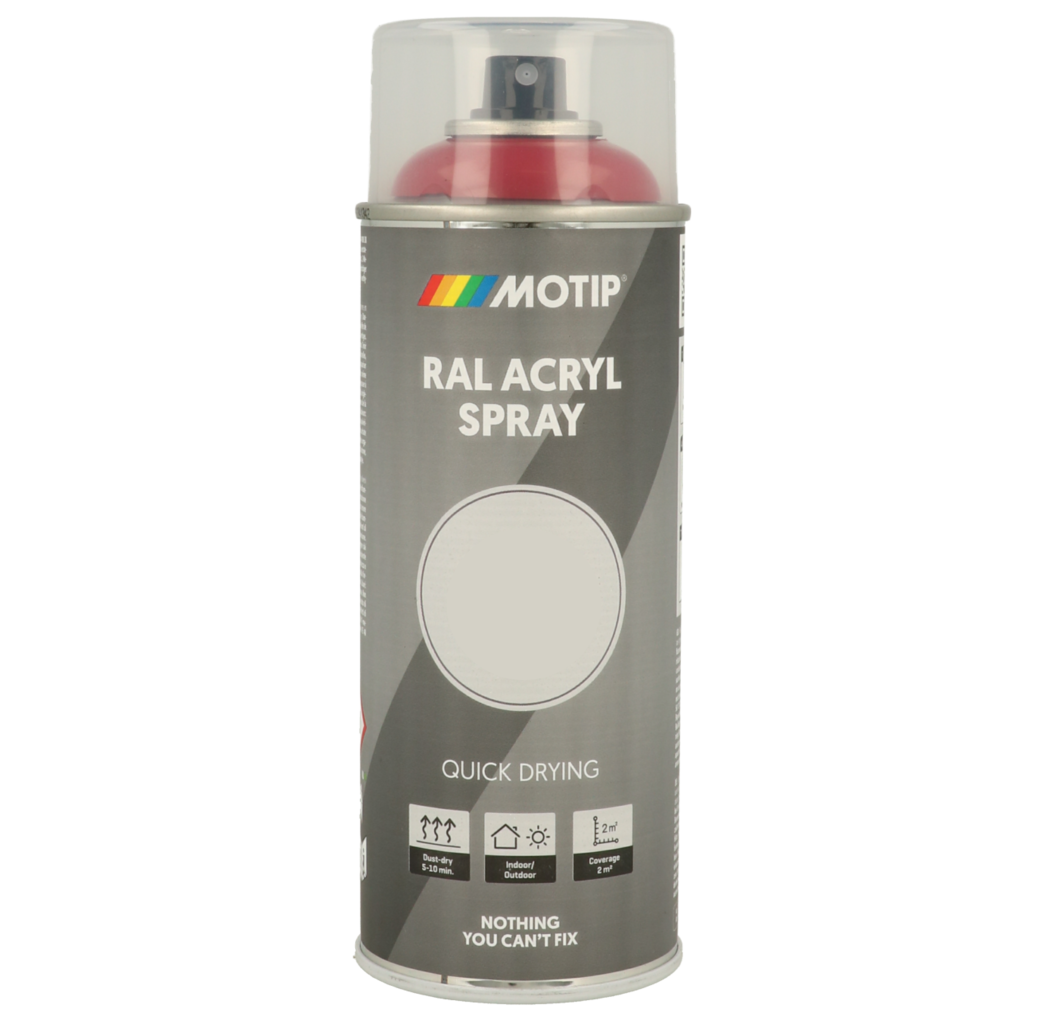 Motip Motip Acryl Industrial spuitlak - RAL9005 diep zwart - zijdeglans - 400 ml - 07164