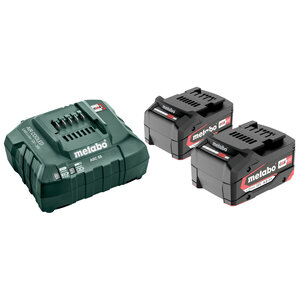 Metabo Metabo Basisset 2x 18V, 4.0 Ah accu + ASC 55 snellader - 685050000 - 0