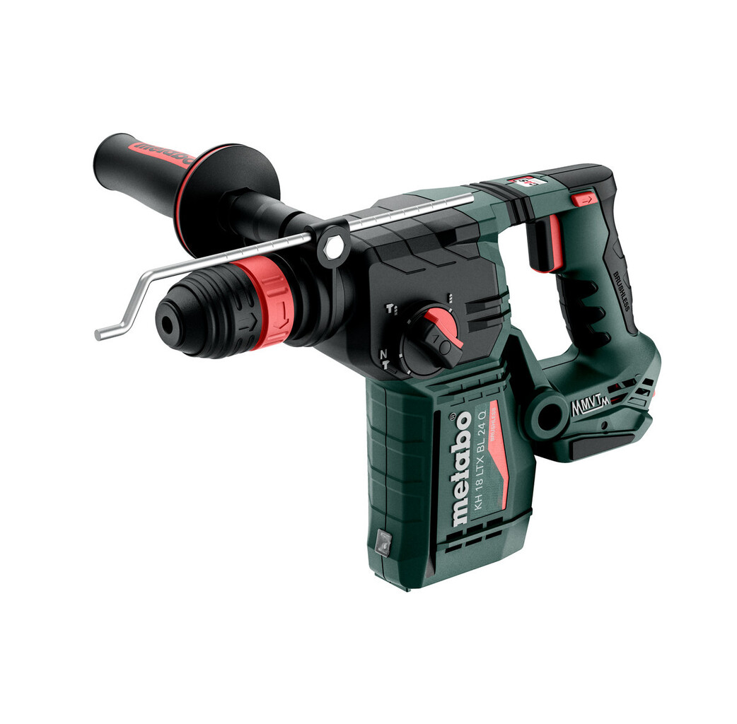 Metabo Metabo KH 18 LTX BL 24 Q accu boorhamer body - SDS-plus - 18V - 2.2J - koolborstelloos - Metabox 165 L - 601714840