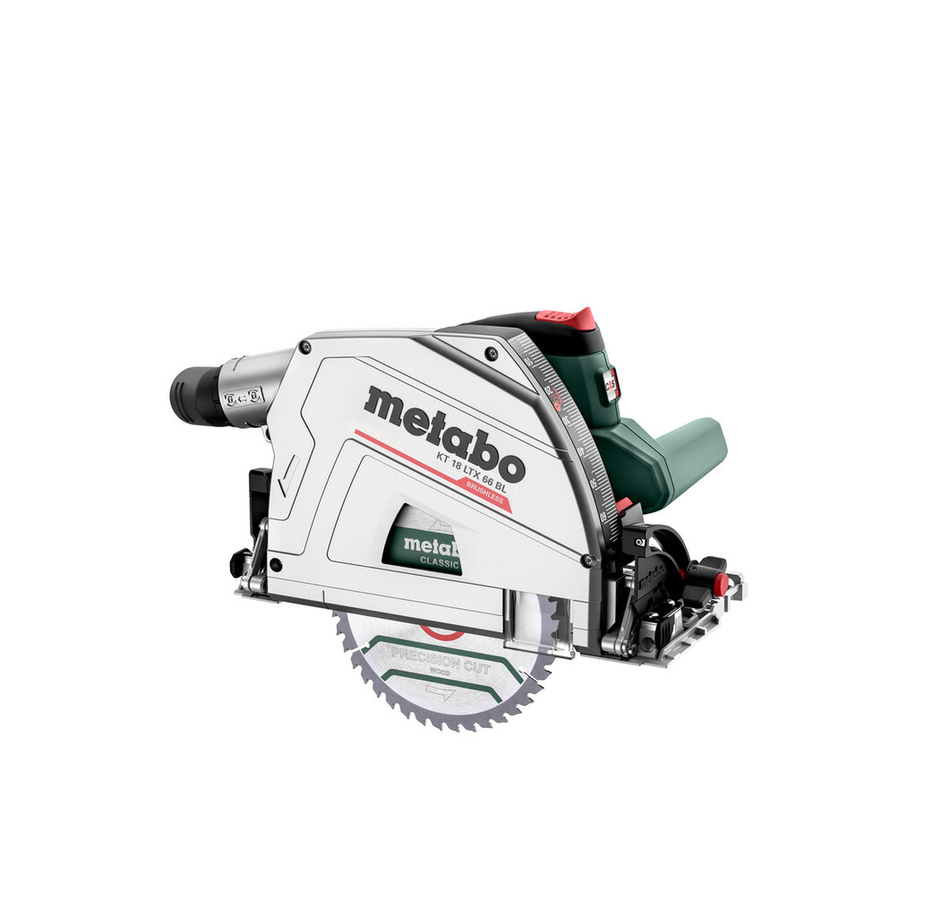 Metabo Metabo KT 18 LTX 66 BL accu invalcirkelzaag body - 18V - Ø216 mm - koolborstelloos - metabox 340 - 601866840