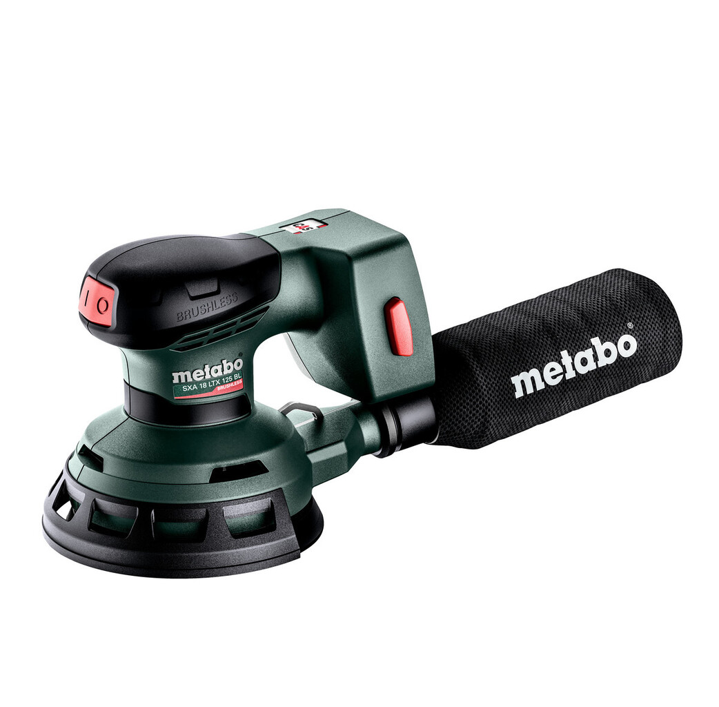 Metabo Metabo SXA 18 LTX 125 BL accu excentrische schuurmachine body - 18V - Ø125 mm - metabox 215 - 600146840