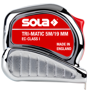 Sola Sola TRI-MATIC TM 8 Rolbandmaat - 8 meter x 25 mm - stalen band - 50023401 - 3