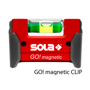 Sola Sola GO! magnetic CLIP mini waterpas - magnetisch - 75x21x42 mm - 01621201 - 0