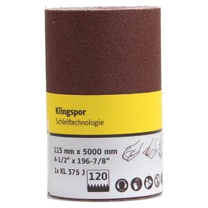 Klingspor Klingspor KL 375 J Schuurpapier met linnen onderlaag - 115x5000 mm - korrel 40 - 301050 - 0