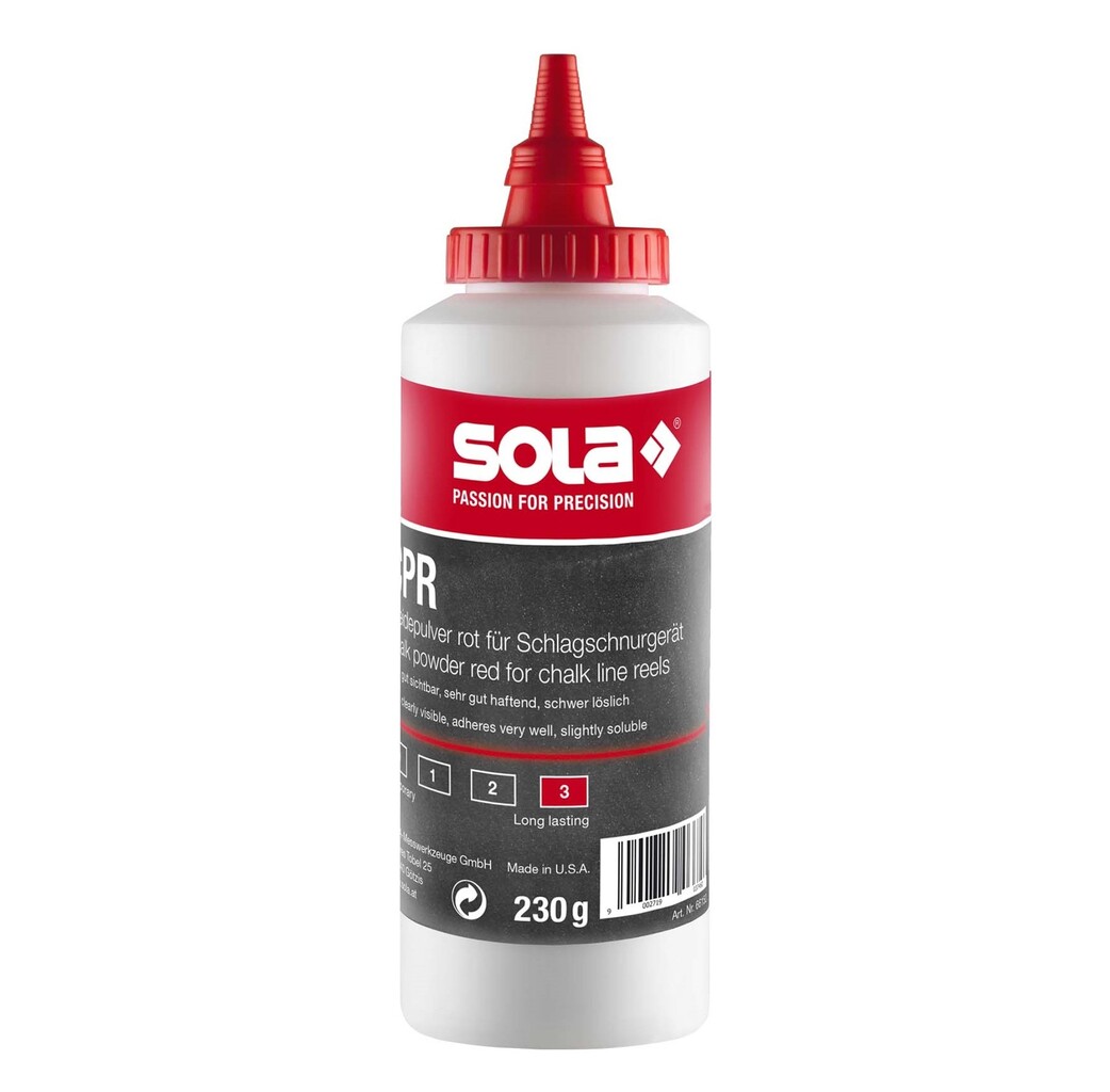 Sola Sola CPR 230 Slaglijnpoeder - rood - 230 gram - 66152101