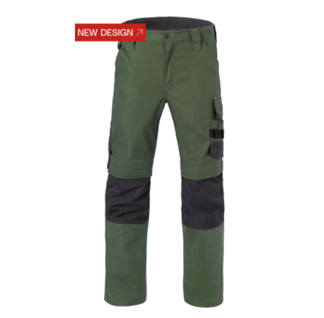 Havep workwear Havep 80229 Werkbroek Attitude - heren - bosbouw groen/ Charcoal grijs