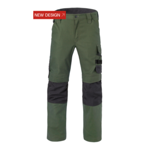 Havep workwear Havep 80229 Werkbroek Attitude - heren - bosbouw groen/ Charcoal grijs