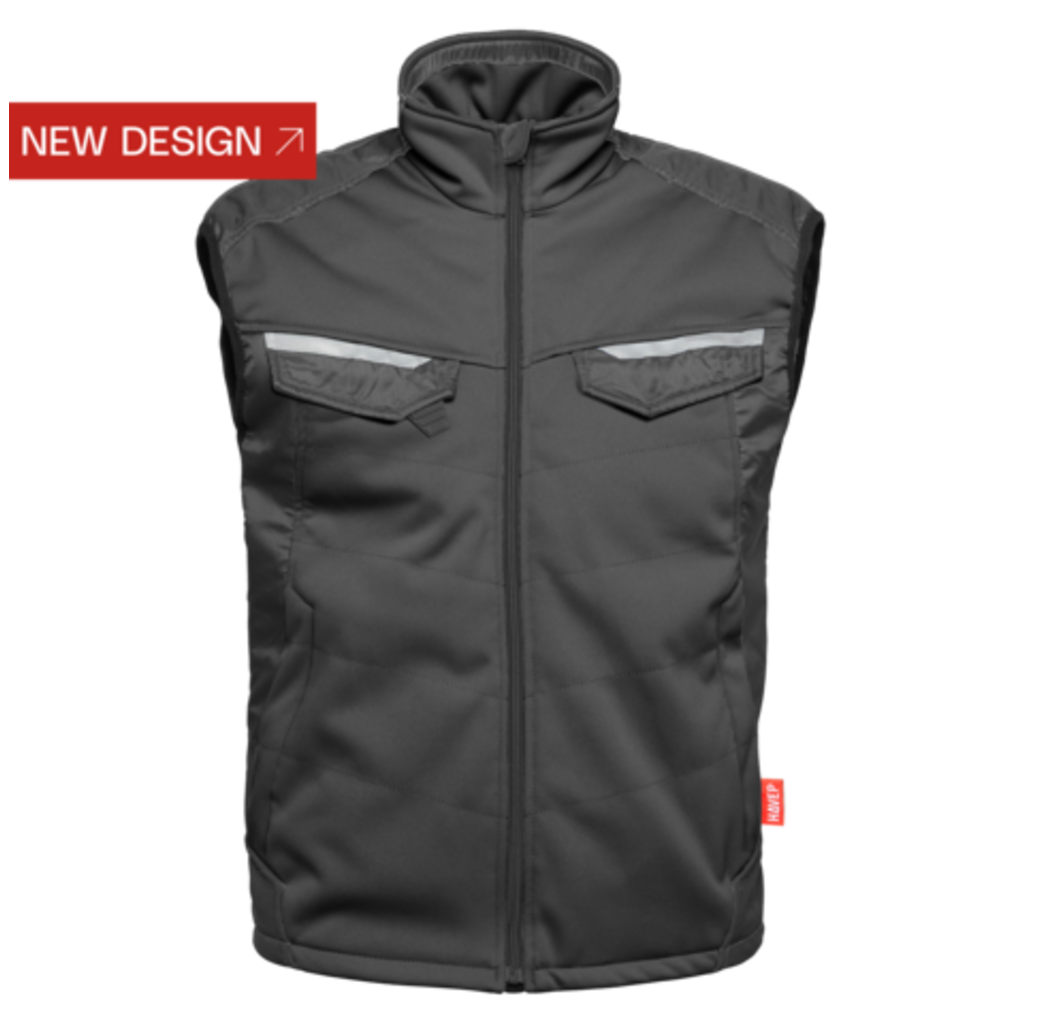 Havep workwear Havep 50184 Softshell bodywarmer - heren - Charcoal grijs