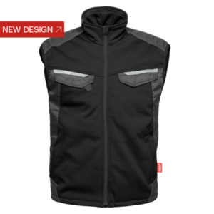 Havep workwear Havep 50184 Softshell bodywarmer - heren - zwart/ charcoal grijs