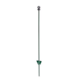 Koltec Koltec Veerstalen paal met ringisolator - 105 cm - groen - 162-80101