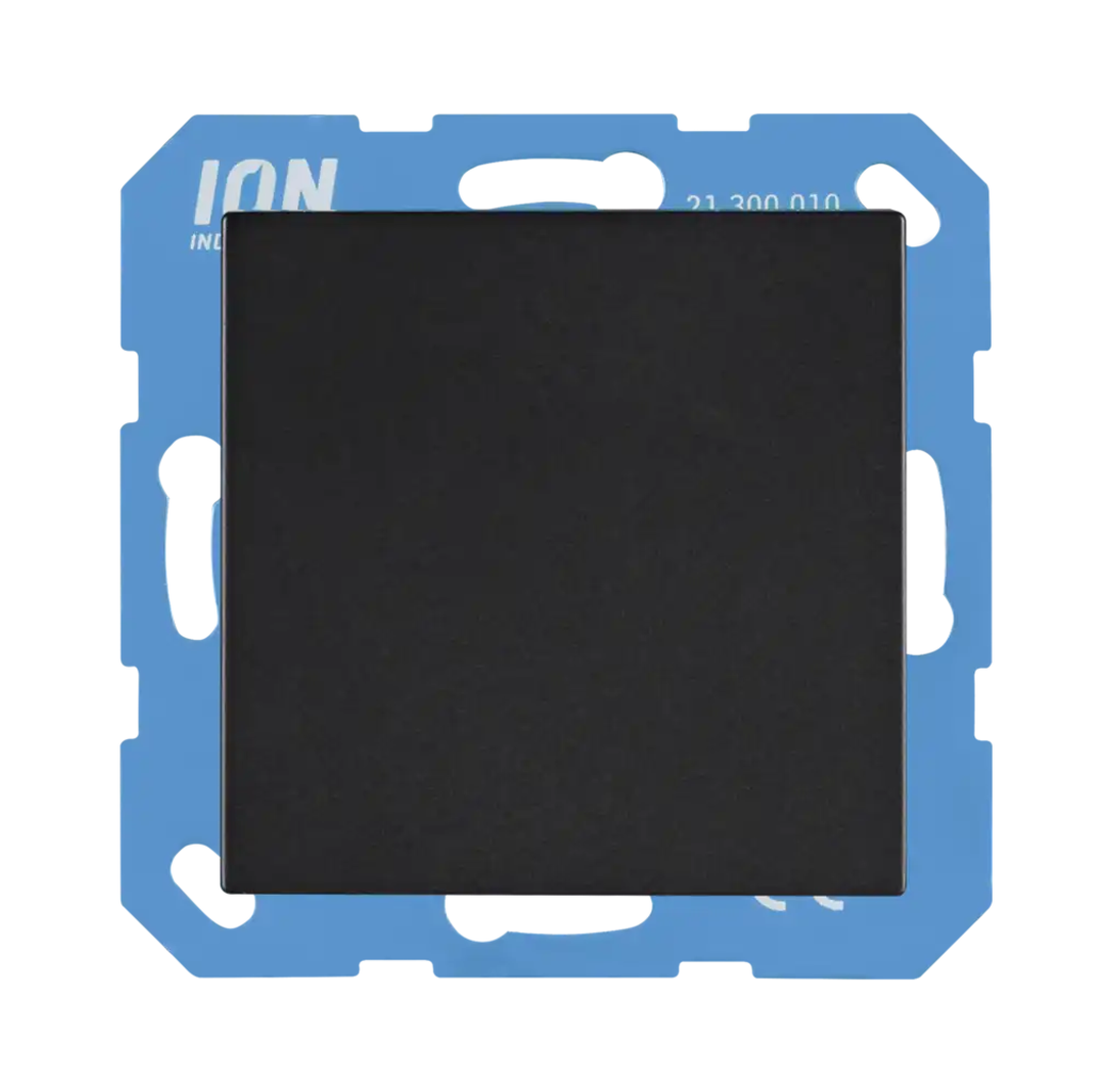 ION Industries ION Blindplaat V1/J1 - mat zwart - 21.300.016
