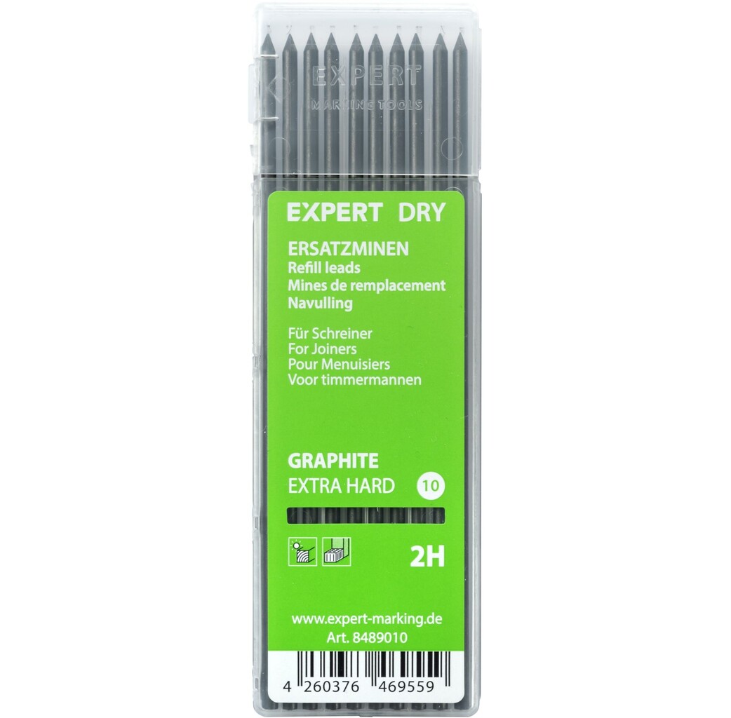 Expert Expert Dry navulling grafiet 2H - 10 stuks - 8489010